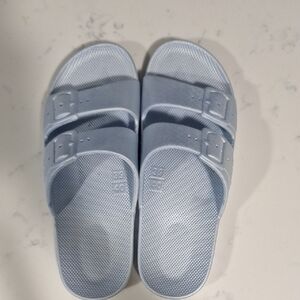 Womens Blue  Slide Sandals Size 39 40